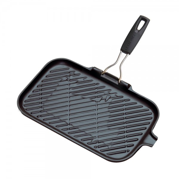 Le Creuset Pfannen 20049000000400 Steakgrillpfanne Rechteckig - Schwarz