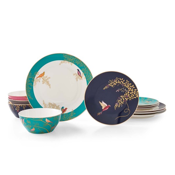 Portmeirion Sara Miller Chelsea SMC79243-XD Speiseset 12tlg.
