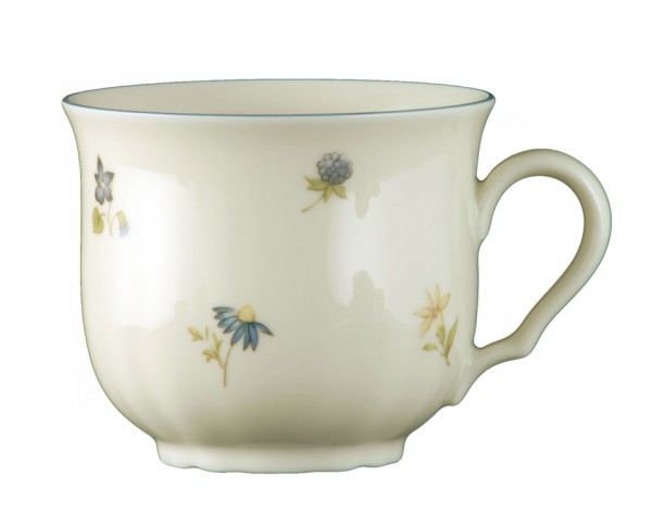 Seltmann Marieluise Streublume 30308, blauer Rand Kaffeeobertasse 0,23 l