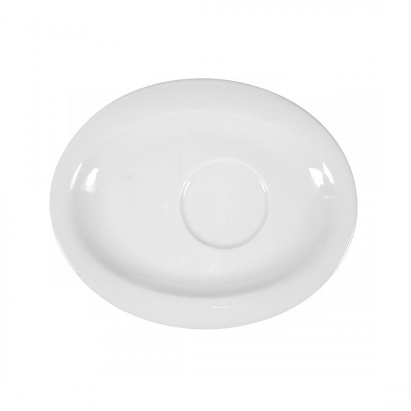Seltmann Top Life uni weiß Untertasse oval 19 cm