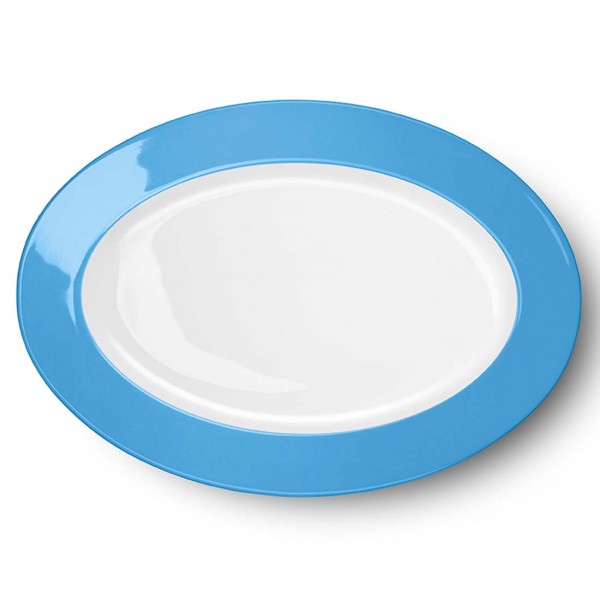 Dibbern Solid Color 2022300029 Lavendelblau Platte oval 36 cm