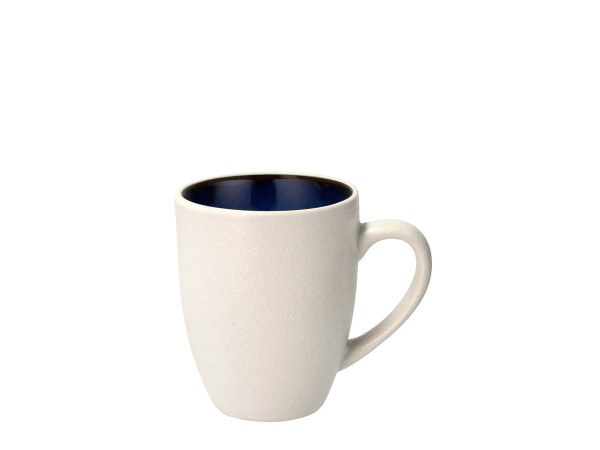 Bitz 37543 Becher 0,3l - Weiss/Dunkelblau
