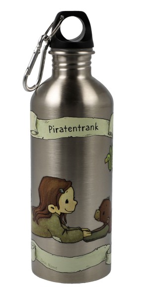 Goebel Anouk Piratentrank Trinkflasche 22,5 cm: 0,6 l (23-600-15-1) Edelstahl