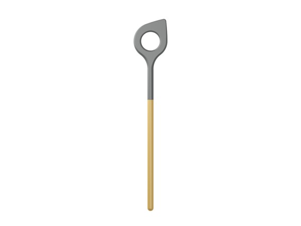 Rosti New Optima - Curry 32155 Kochlöffel mit Loch 31 cm