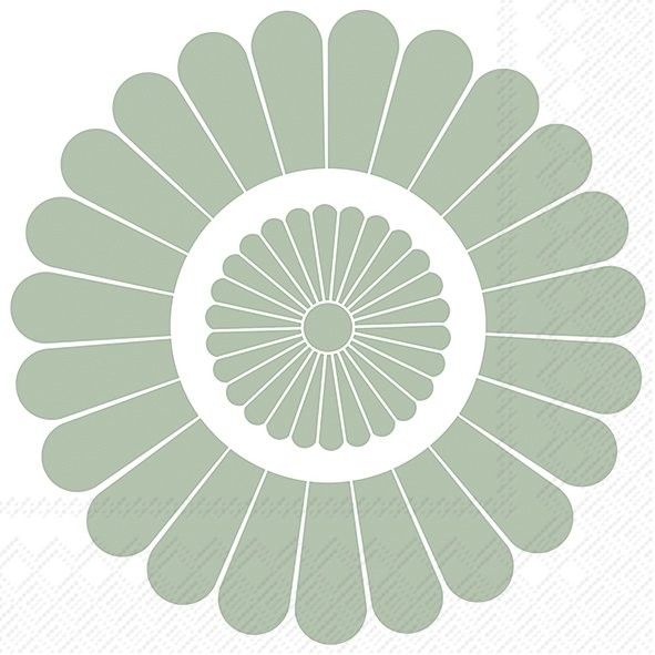 IHR Fleur (V&amp;B) Green L1110320 Lunch-Servietten 33 x 33 cm