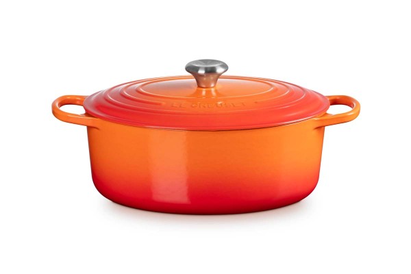 Le Creuset Gusseisen - Signature 21178310902430 Bräter oval 31cm 6,3L - Ofenrot