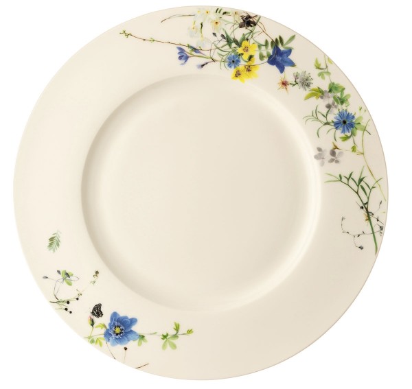 Rosenthal Brillance Fleurs des Alpes Speiseteller 28cm Fahne