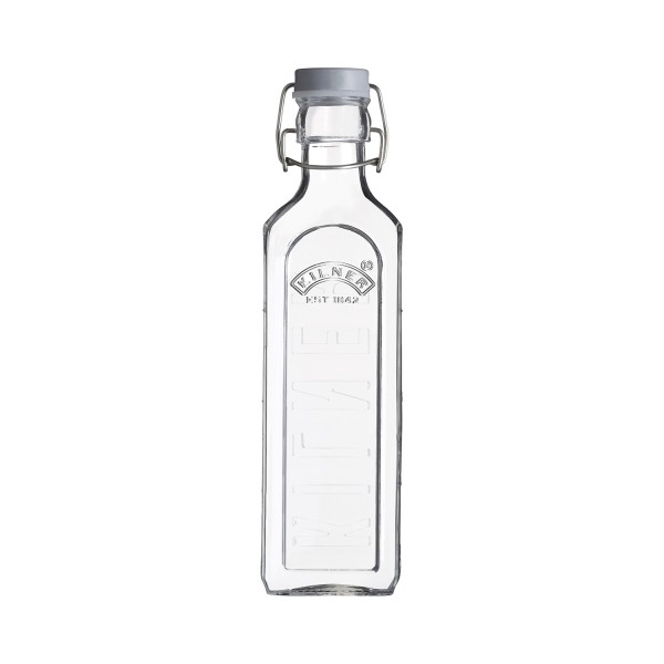 Kilner Einkochflasche 0025.006 Glasflasche mit Bügelverschluß, eckig, 0,6l