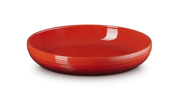 Le Creuset Steinzeug 70156960607099 Suppenteller Coupe 22cm 0,96L - Kirschrot