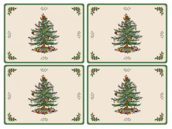 Spode Christmas Tree 4er-Set Platzset groß