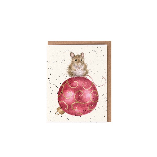Wrendale Mini-Karten XGE028 Christmouse