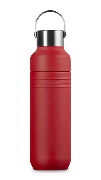 Le Creuset On The Go 41066280600001 Trinkflasche 0,5l - Kirschrot
