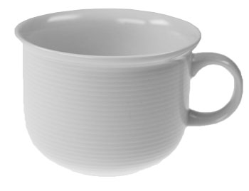 Thomas Kaffeetassen Set, 4 Stück, Trend Weiß – Mikrowellengeeignet Aus Porzellan