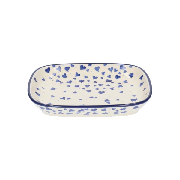 Bunzlau Castle Hearts 1160-2874 Rechteckige Schale 18x15cm