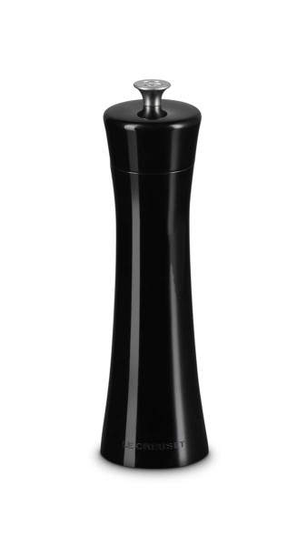 Le Creuset Mühlen 44002211401400 Salzmühle Minimalist 21cm 0,1L - Schwarz Glänzend