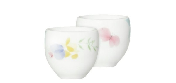 Hutschenreuther Frühlingsgrüße Blumenwiese Eierbecher Set-2tlg.