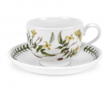 Portmeirion Botanic Garden: Jasmin Kaffee-/Teetasse rund m. Untere BG04107 (yellow jasmine) 0,2l