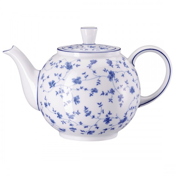 Rosenthal Form 1382 Blaublüten Teekanne 6 Personen 1,2 l