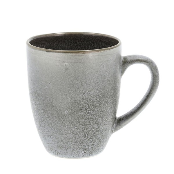 Bitz Becher mit Henkel (821118) grau/grau H: 10 cm, D: 8 cm, 30 cl