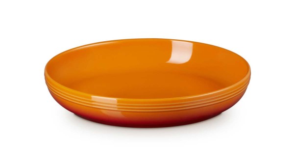 Le Creuset Steinzeug 70156960907099 Suppenteller Coupe 22cm 0,96L - Ofenrot