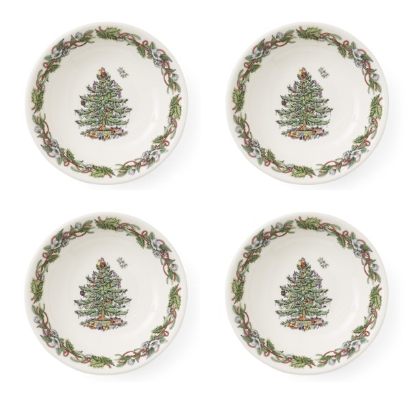 Spode Christmas Tree Wreath (XTRO0335) Müslischale 16 cm - 4er-Set