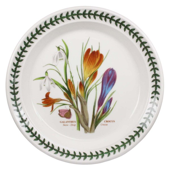 Portmeirion Botanic Garden Snow Drop Crocus BG05072 Frühstücksteller 21,5 cm