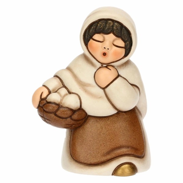 Thun Die Klassische Krippe T10384280A83 Frau mit Eierkorb 8cm