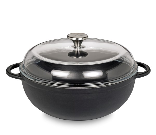 Küchenprofi Provence Marmite 0402601028 Schmorpfanne 28cm - Classic Black