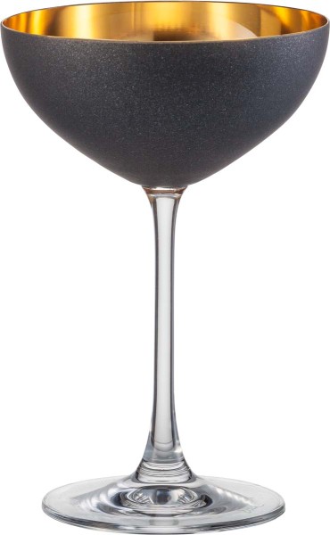 Eisch Cosmo Gold 180255 Dessert/Cocktailschale 551/8 Gold - Schwarz