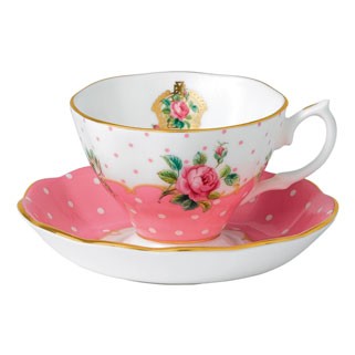 Royal Albert Cheeky Pink Kaffee-/Teetasse mit Unterer (26581)