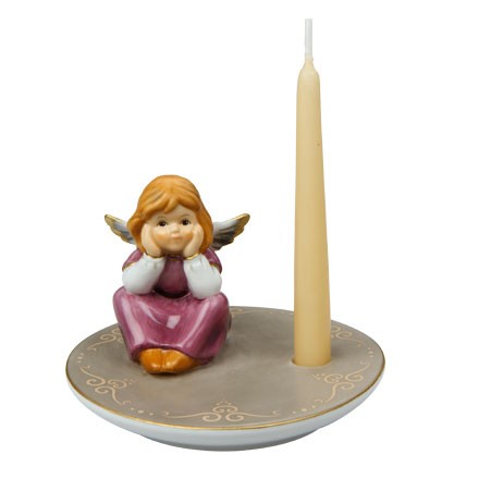 Goebel Weihnachten Engel Bordeaux 41437526 Verträumt 9 cm