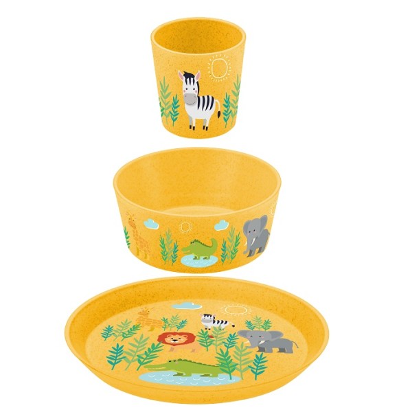 Koziol CONNECT Africa 1428681 Set 3-tlg. - Organic Yellow