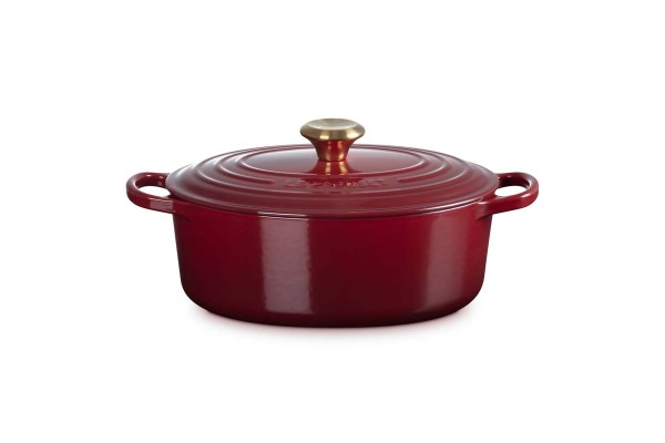 Le Creuset Gusseisen - Signature 21178279494441 Bräter oval 27cm 4,1L - Garnet