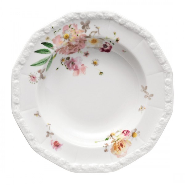 Rosenthal Maria Pink Rose Suppenteller 23 cm