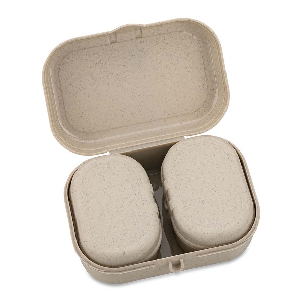 Koziol PASCAL READY MINI 7151700 Lunchbox-Set Mini - Nature Desert Sand