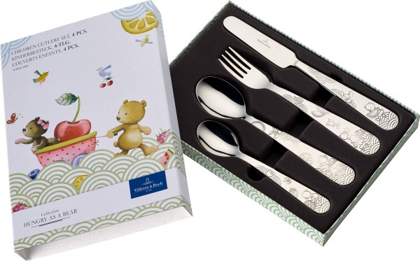 Villeroy &amp; Boch Hungry as a Bear 1265312091 Kinderbesteck 4tlg.