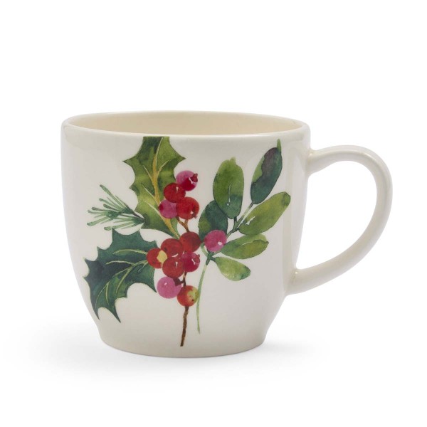 Portmeirion Botanic Garden Christmas Holly BGXHO79546G Latte Mug 0,4l