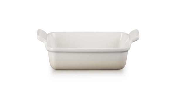 Le Creuset Steinzeug 71102197160001 Auflaufform rechteckig Tradition 19cm 1,1L - Meringue