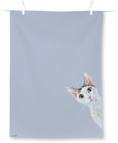 IHR Cat Stella Light Blue T1078749 Geschirrtuch 70 x 50 cm