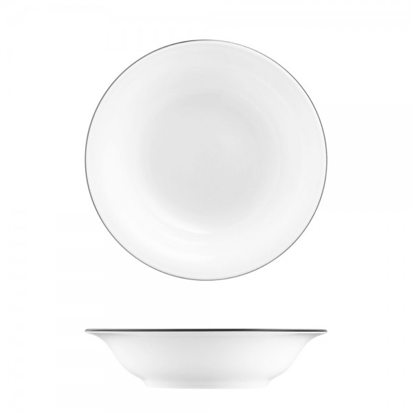 Fürstenberg Wagenfeld, Schwarze Linie Dessertschale 16 cm