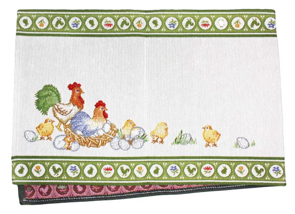 Villeroy &amp; Boch Ostern 2015 Gobelin 35-9345-0016 Läufer 96 x 32 cm - Grün