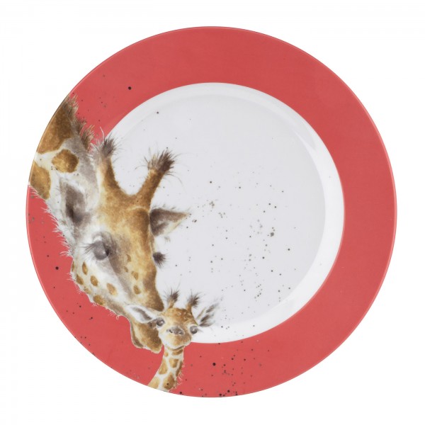 Royal Worcester Wrendale Designs Melamin-Frühstücksteller Giraffe (WNMK2208-XL_V2) 20 cm