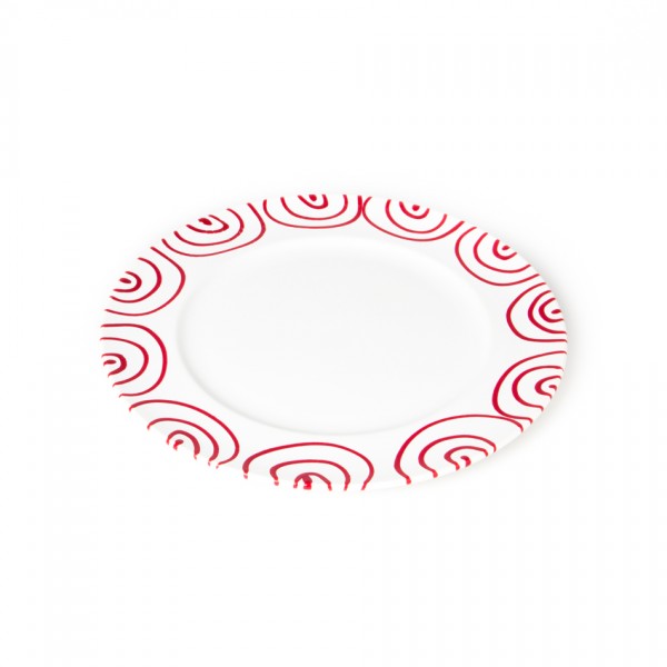 Gmundner Keramik Rotgeflammt Speiseteller m. Fahne Gourmet (TFGO29) 29 cm