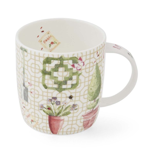 Portmeirion Mug Meirion MEGT79473 Becher mit Henkel 0,32l - Green Thumb