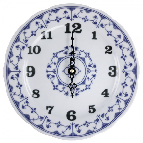 Winterling Indischblau Wanduhr 24 cm
