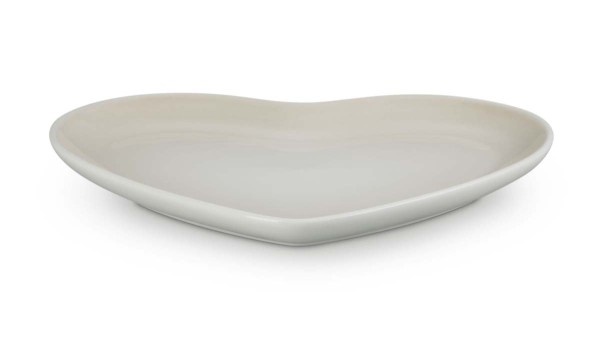 Le Creuset Steinzeug 80255237160099 Herzteller 23cm - Meringue
