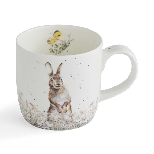 Royal Worcester Wrendale Designs MMVK5629-XS Becher mit Henkel 0,31l - Fresh as a Daisy