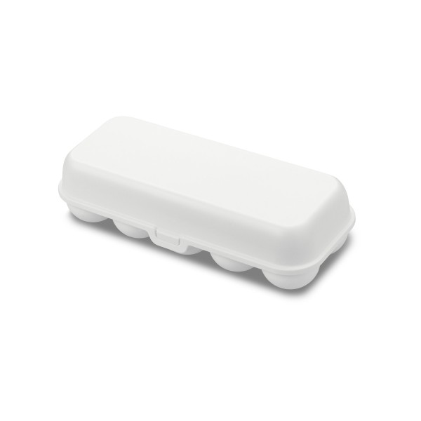 Koziol EGGS TO GO 3179525 Eierbox - Organic Cotton White