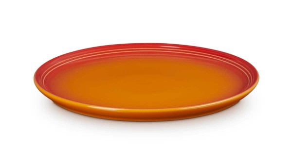 Le Creuset Steinzeug 70234220907099 Frühstücksteller Coupe 22cm - Ofenrot