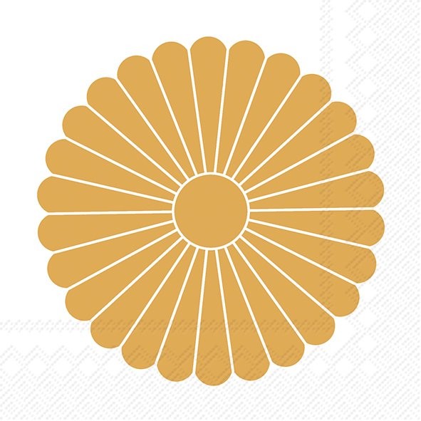 IHR Fleur (V&amp;B) Yellow C1110370 Cocktail-Servietten 25 x 25 cm